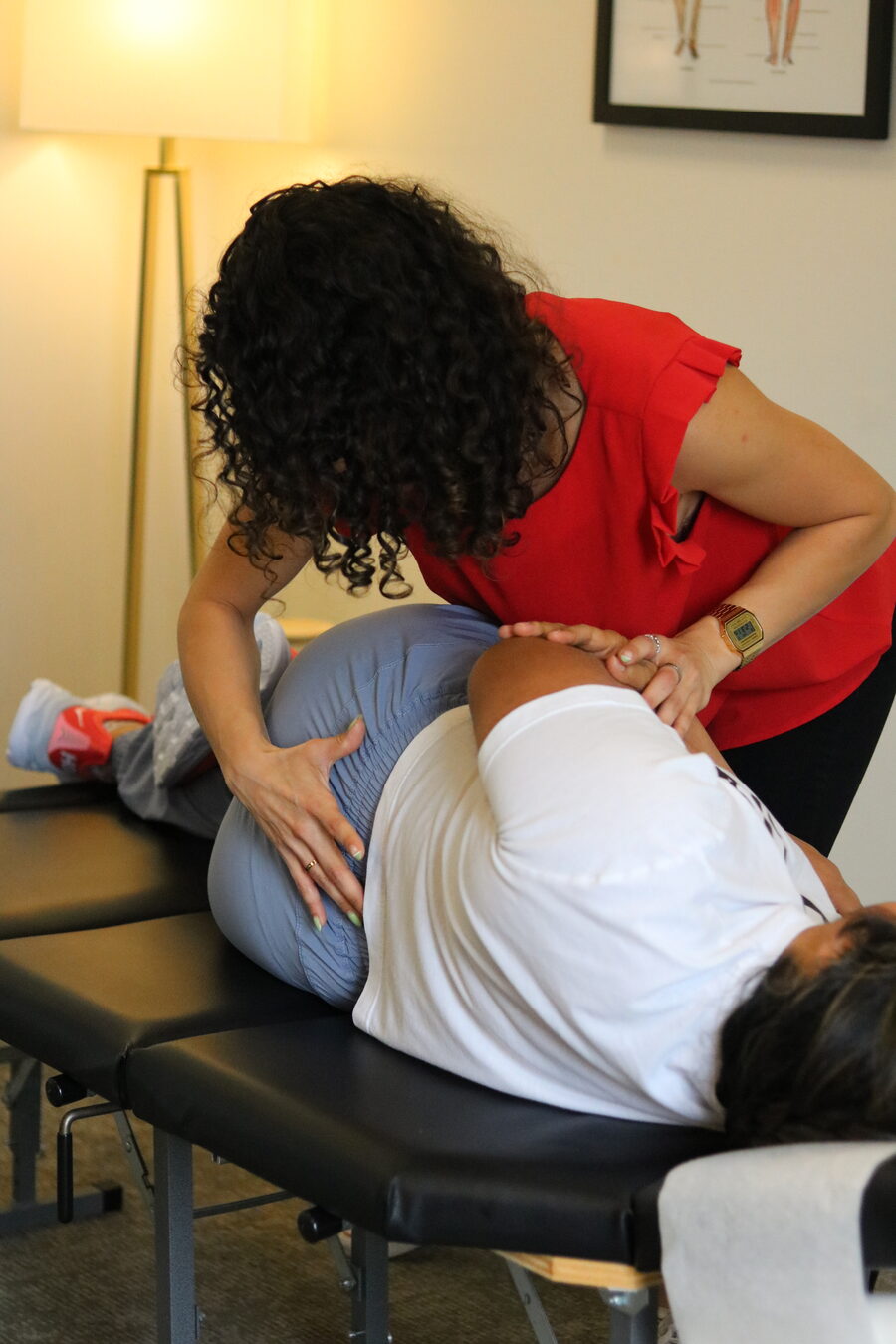 Chiropractic adjustment at WholeCare Wellness Collective Marietta